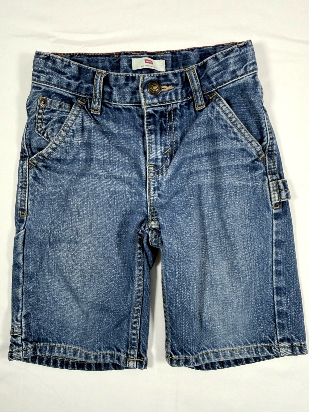 LEVI’S Boy Carpenter Denim Shorts 4 Regular Utility Skater Casual Western Street